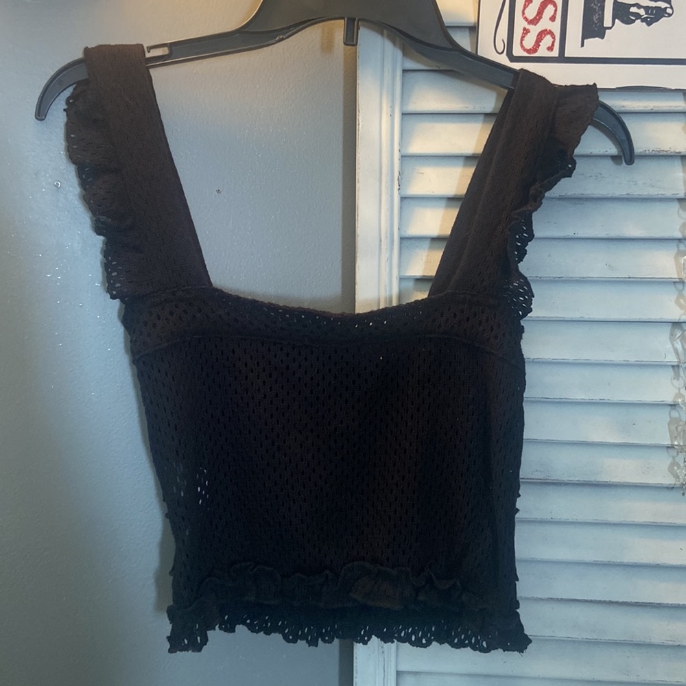 ZARA NWT black knit tank - Picture 5 of 5